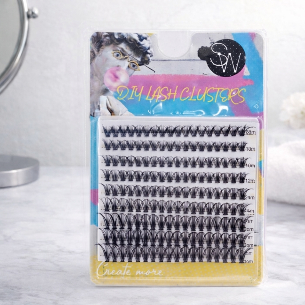 SW DIY Lash Clusters Mixed Length 8-14mm Individual Lashes